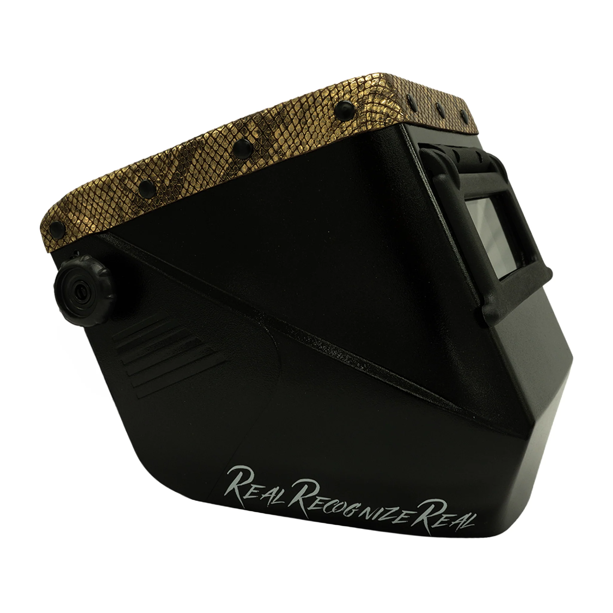 Snake Leather "JOLLY" Square Welding Hood - Image 6