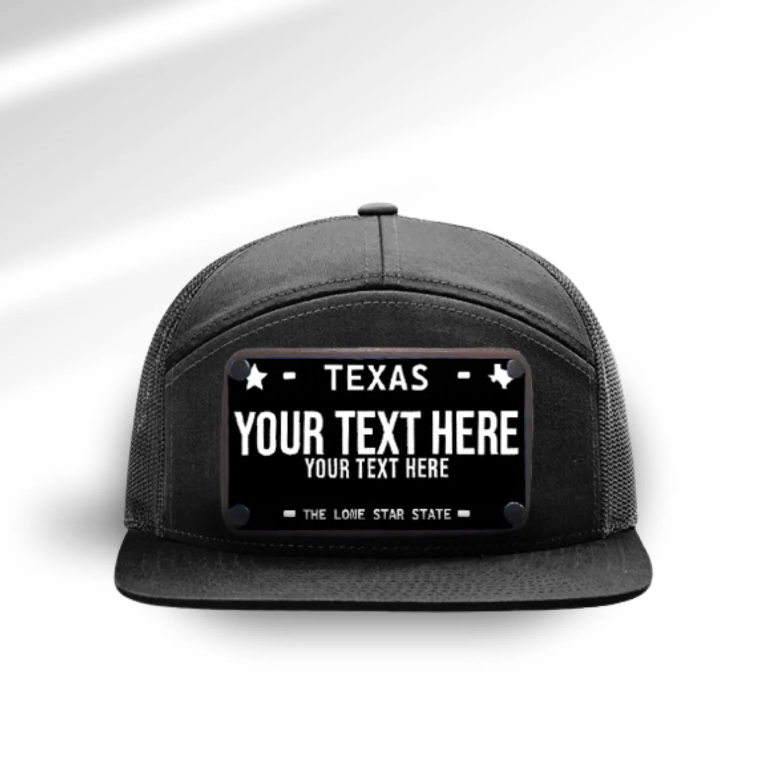 Texas Black License Plate Hats - Image 10