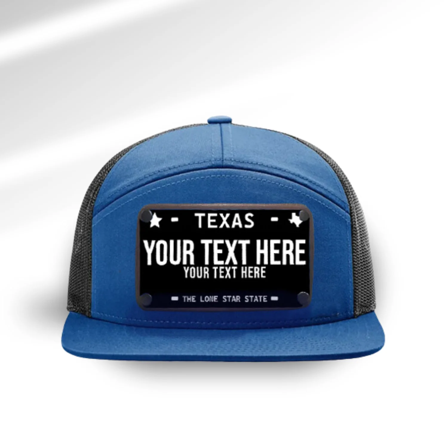 Texas Black License Plate Hats - Image 2