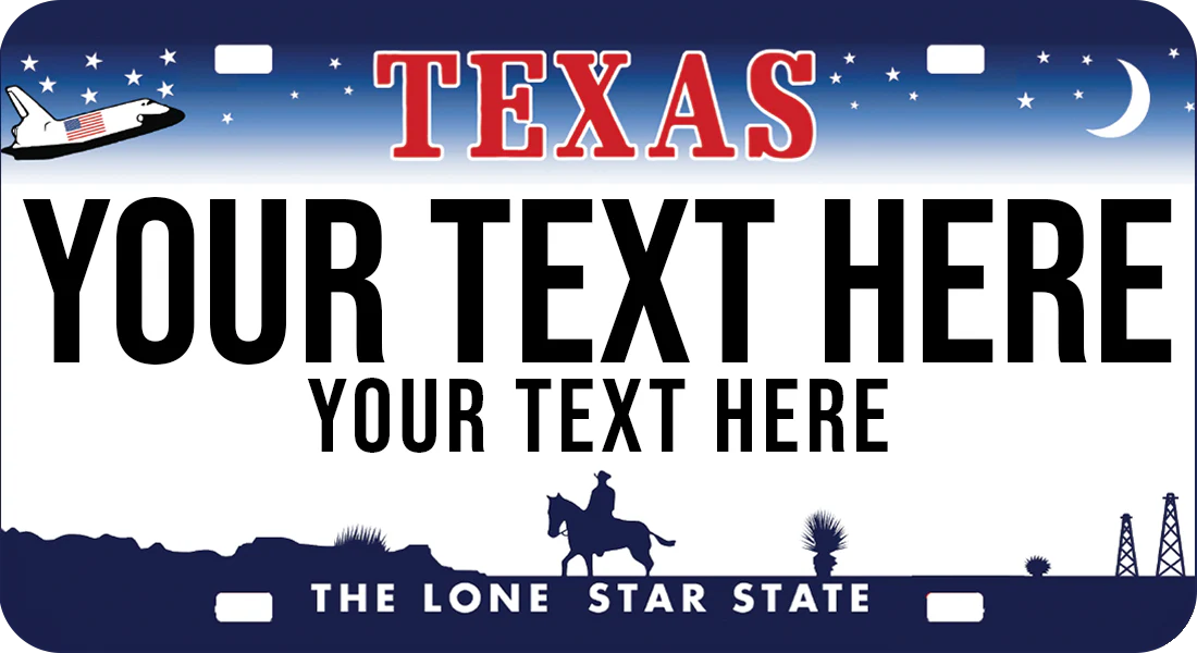 Texas Black License Plate Hats - Image 20