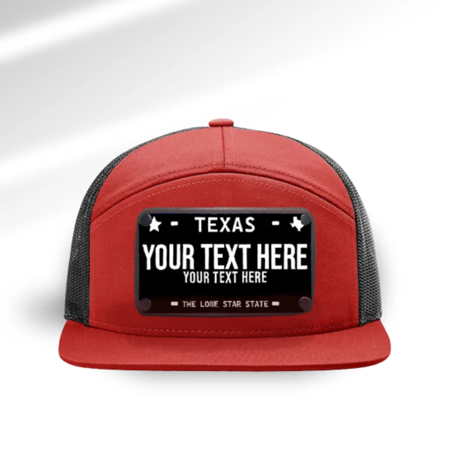 Texas Black License Plate Hats - Image 3