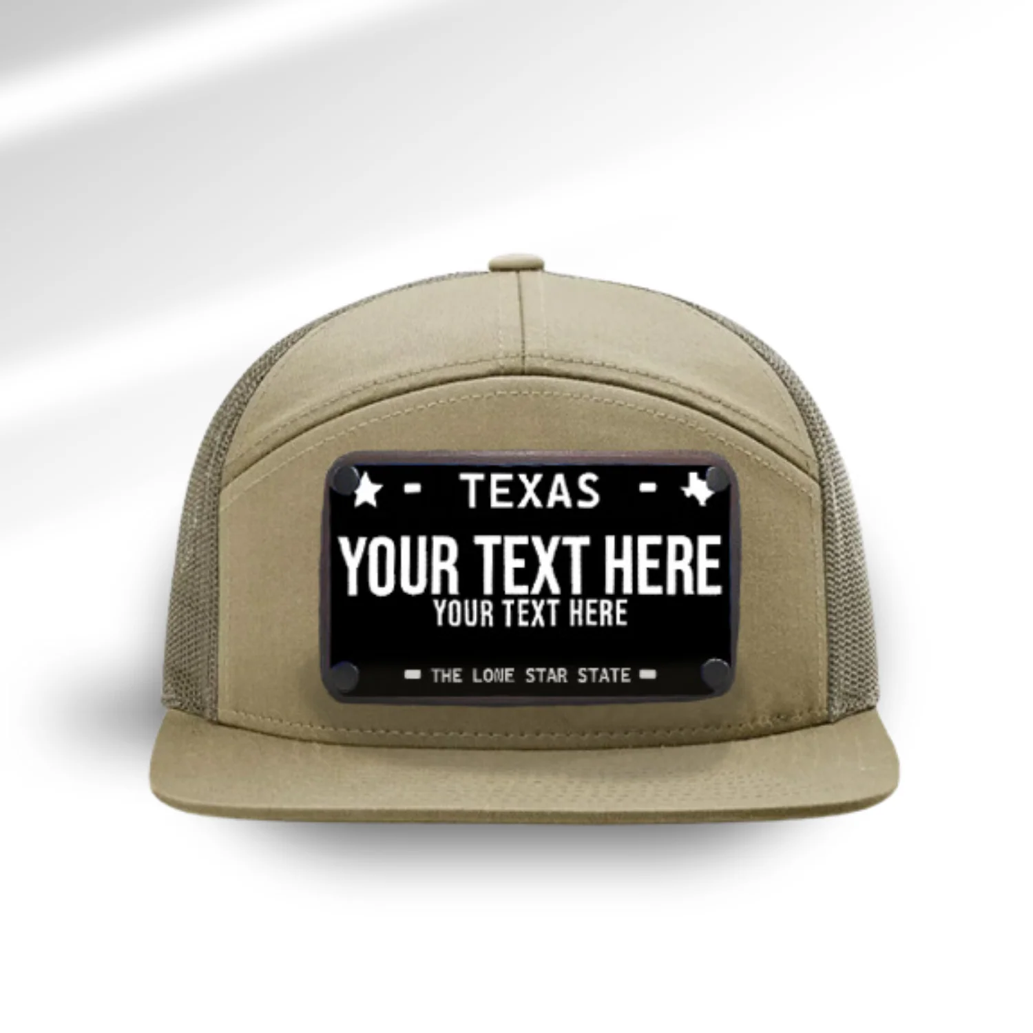 Texas Black License Plate Hats - Image 4