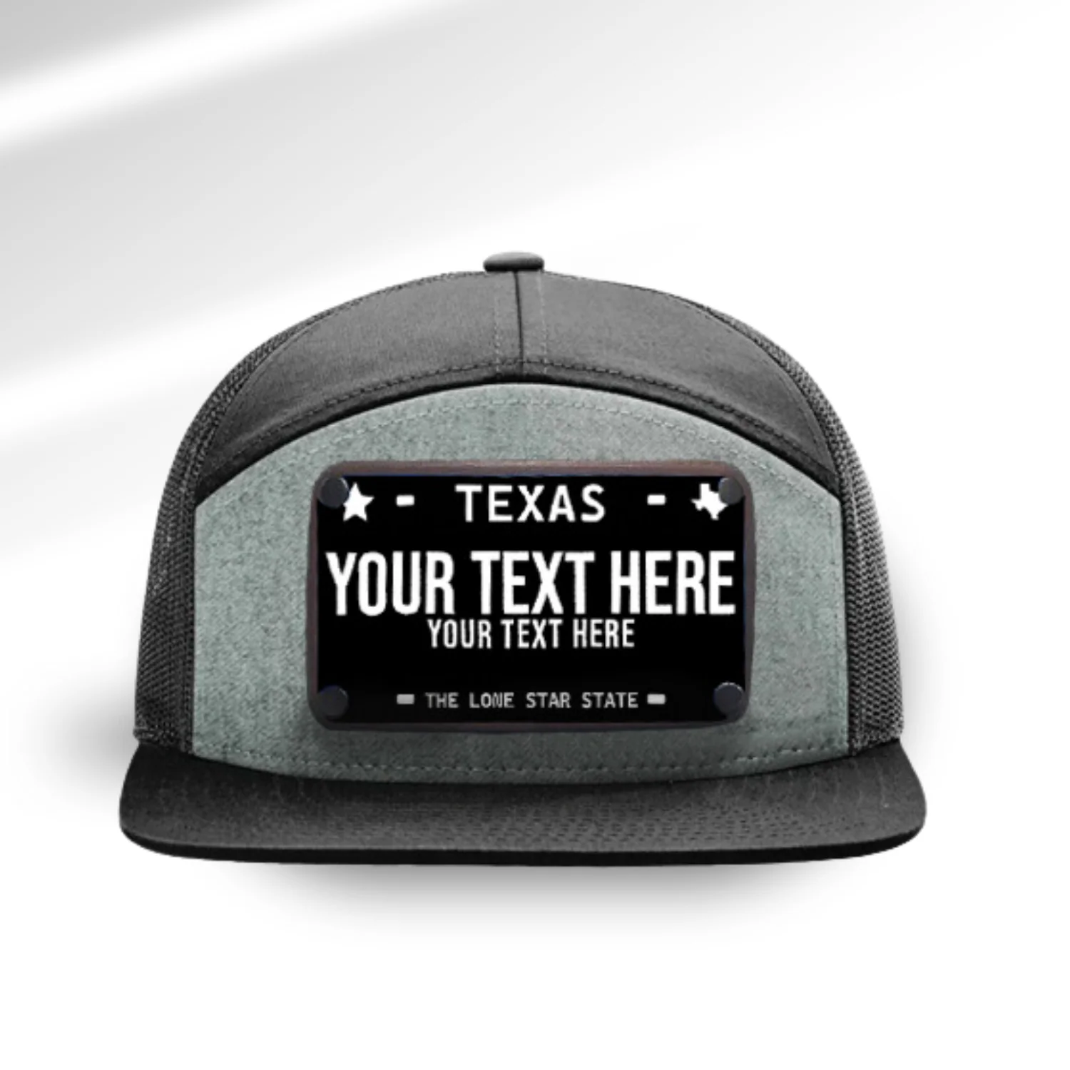 Texas Black License Plate Hats - Image 5