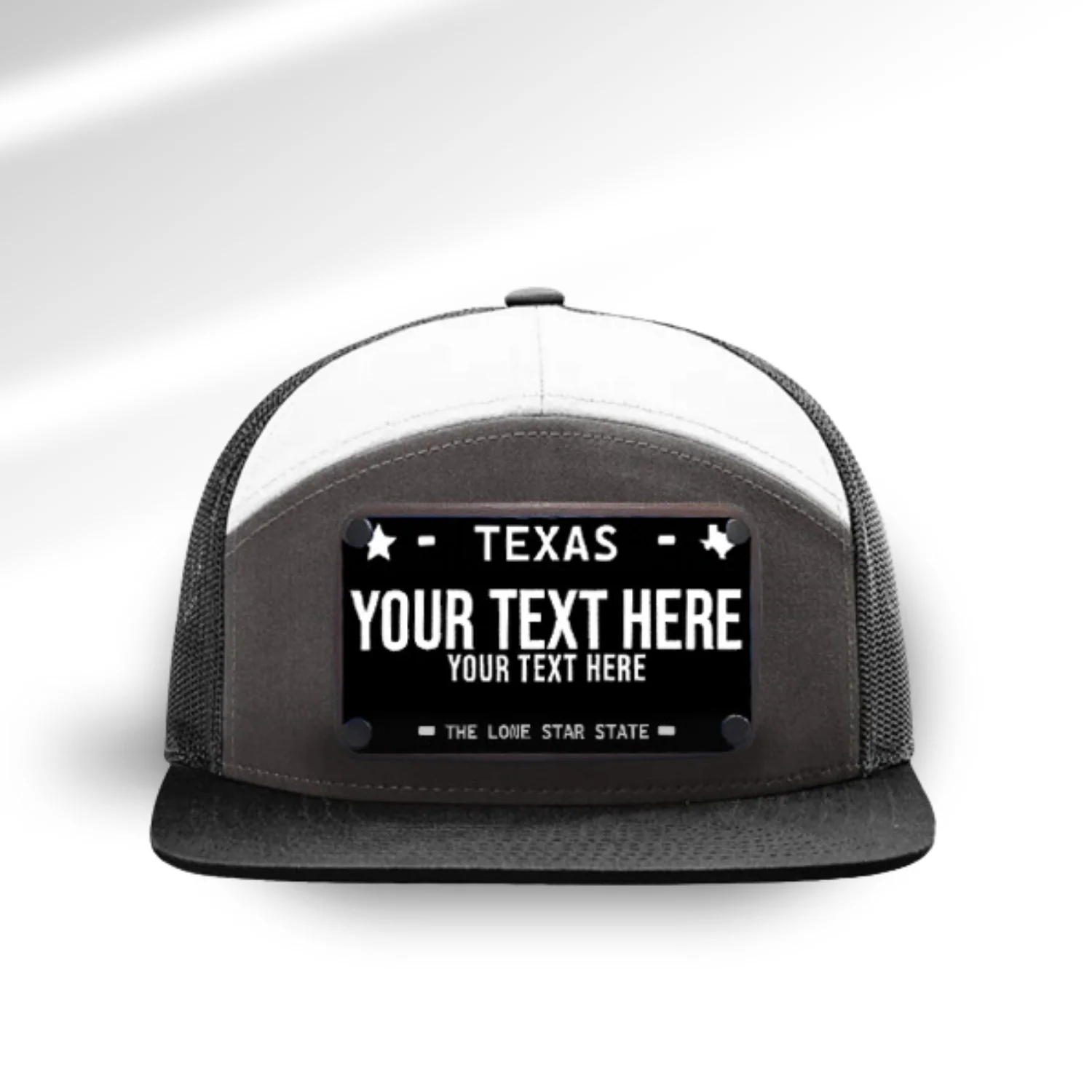 Texas Black License Plate Hats - Image 7