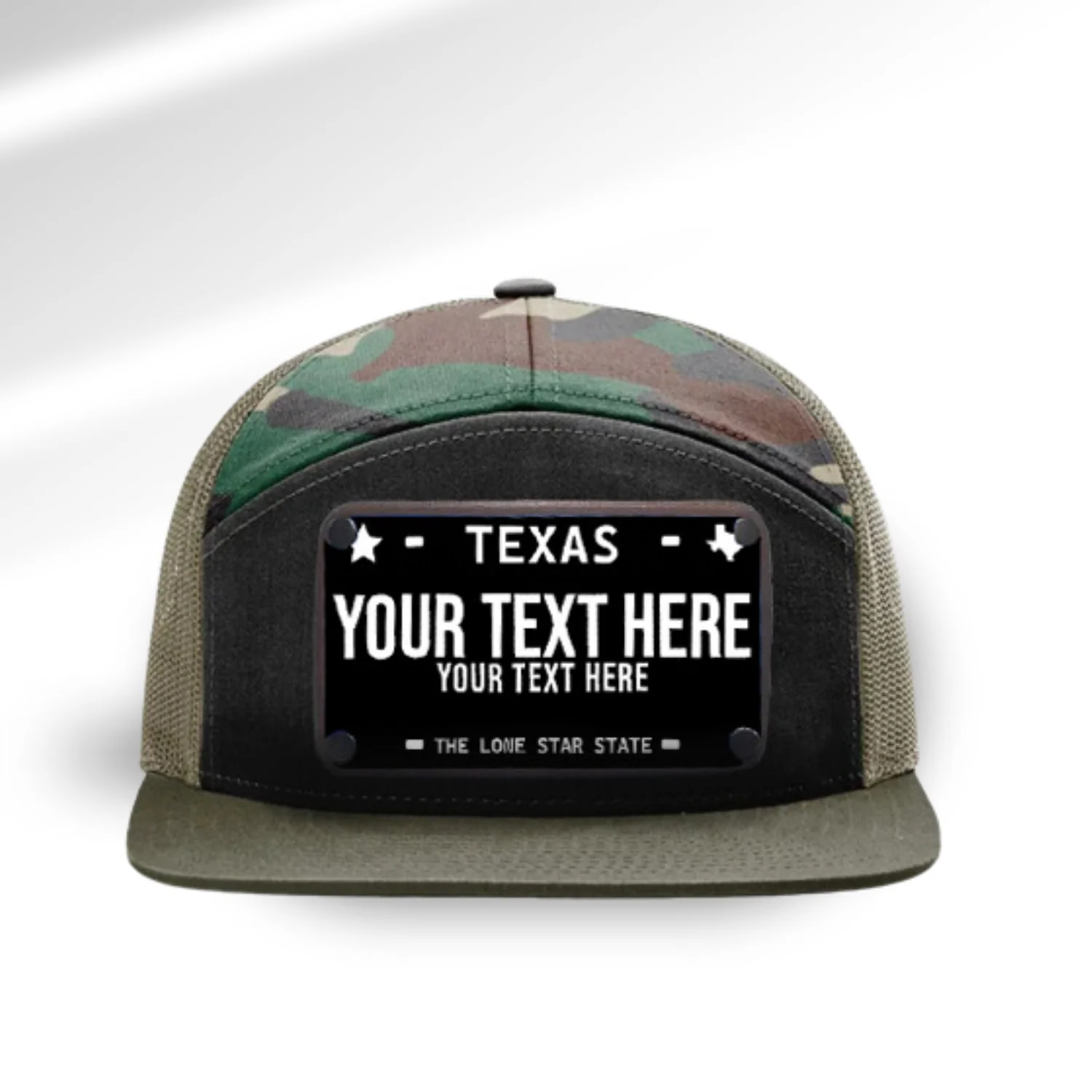 Texas Black License Plate Hats - Image 9